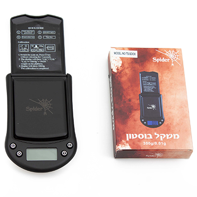 משקל דיגיטלי בוסטון 0.01-300 גר' ספיידר
