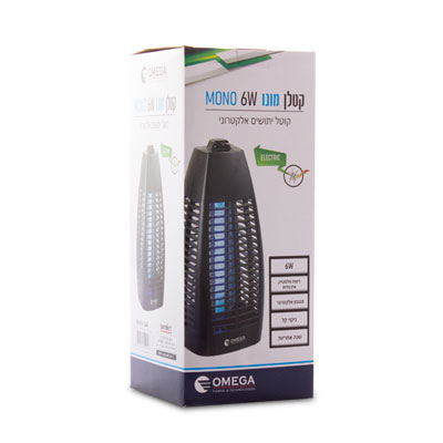 קטלן יתושים אלקטרוני OMEGA MONO 6W
