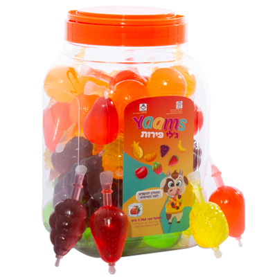 יאמס ג'לי פירות 50 יח' בצילנדר - 1 יח'