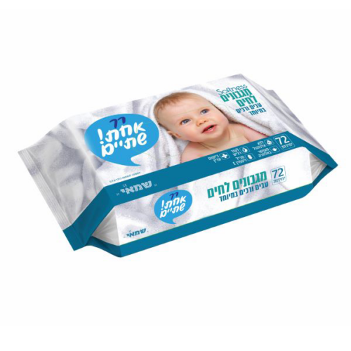 מגבונים לחים סופטנס עבים במיוחד 72 יח'