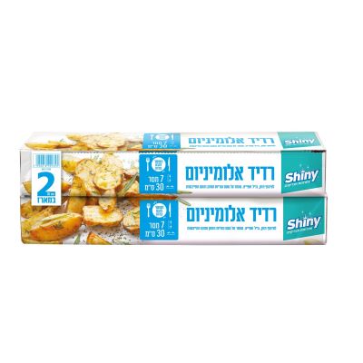 זוג רדיד אלומיניום 7 מטר אורך רוחב 30 ס"מ
