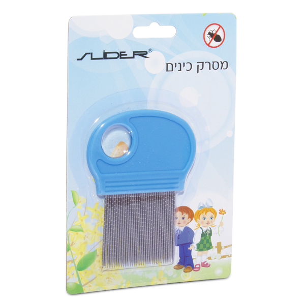 מסרק כינים לילדים שיניים ברזל ארוך