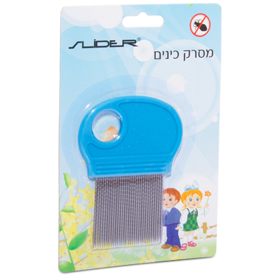 מסרק כינים לילדים שיניים ברזל ארוך