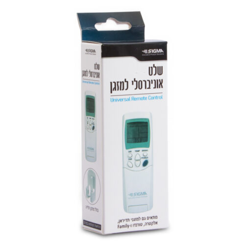 שלט אוניברסלי למזגנים סיגמא - 1 יח'