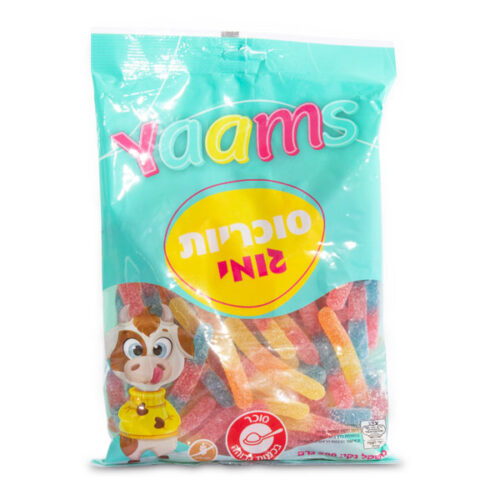 גומי נחש מצופה סוכר יאמס שקית 500 גרם