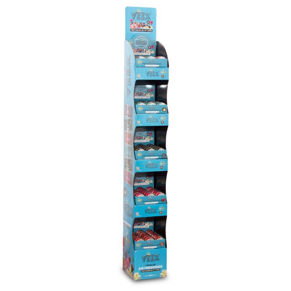 ריח לרכב סטנד רצפתי + 5 מארזי מיקס