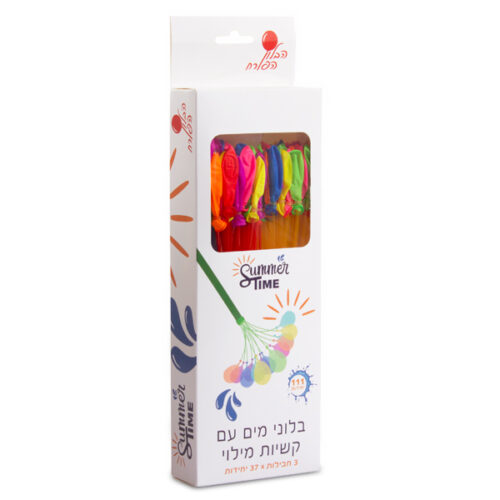 בלוני מים +קשיות 111 יח בקופסא