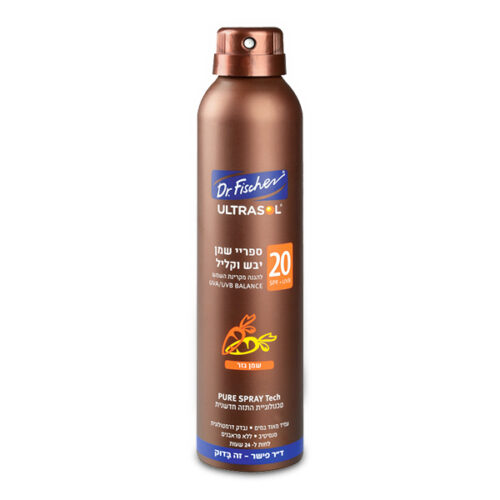 ספריי שמן גזר ד"ר פישר 200 מ"ל SPF 20