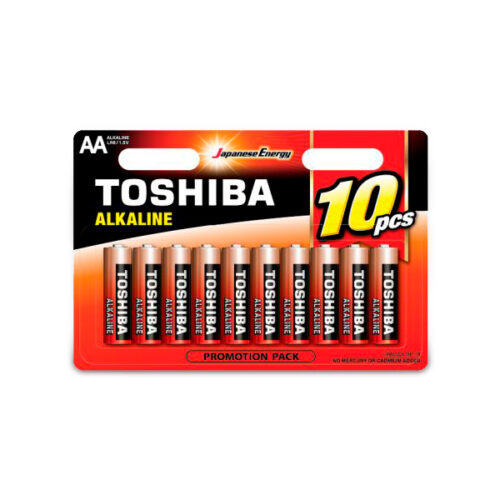 סוללה TOSHIBA AA - עשר יח' - מארז 12 יח'