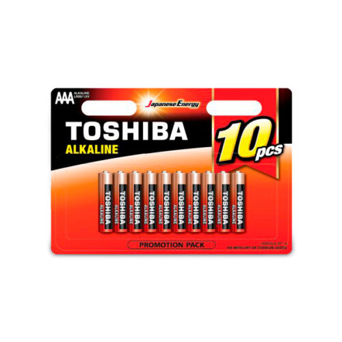 סוללה TOSHIBA AAA - עשר יח' - מארז 12 יח'