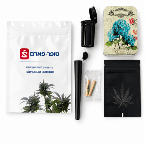 ערכת מיתוג גנרי D - סופר פארם - פרח סגול - 1 יח'