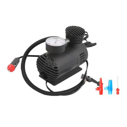 מדחס אוויר 12V פלסטיק 250PSI כולל שעון לחץ OMEGA