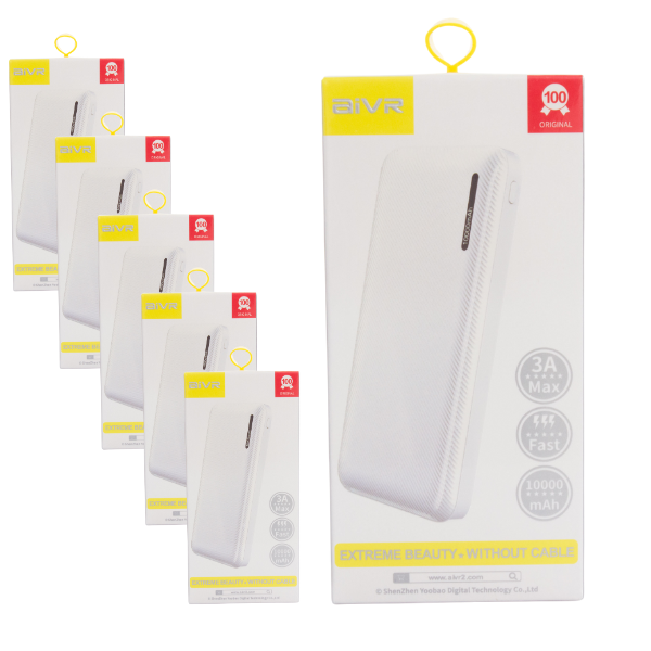 סוללת גיבוי 10,000mah - מארז 5 יח'