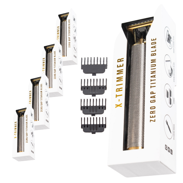 מכונת תספורת מקצועית X-TRIMMER - מארז 4 יח'