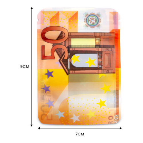 שקית זיפר 50 יורו - מארז 100 יח'