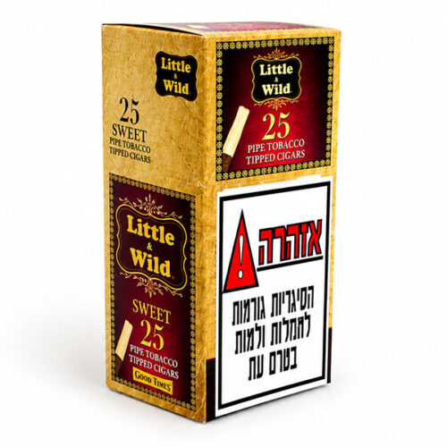 סיגרלות Little & Wild מתוק עם פיית פלסטיק 25 יח'