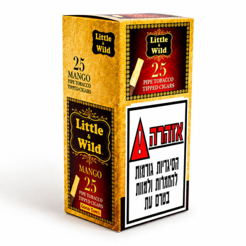 סיגרלות Little & Wild מנגו עם פיית פלסטיק 25 יח'