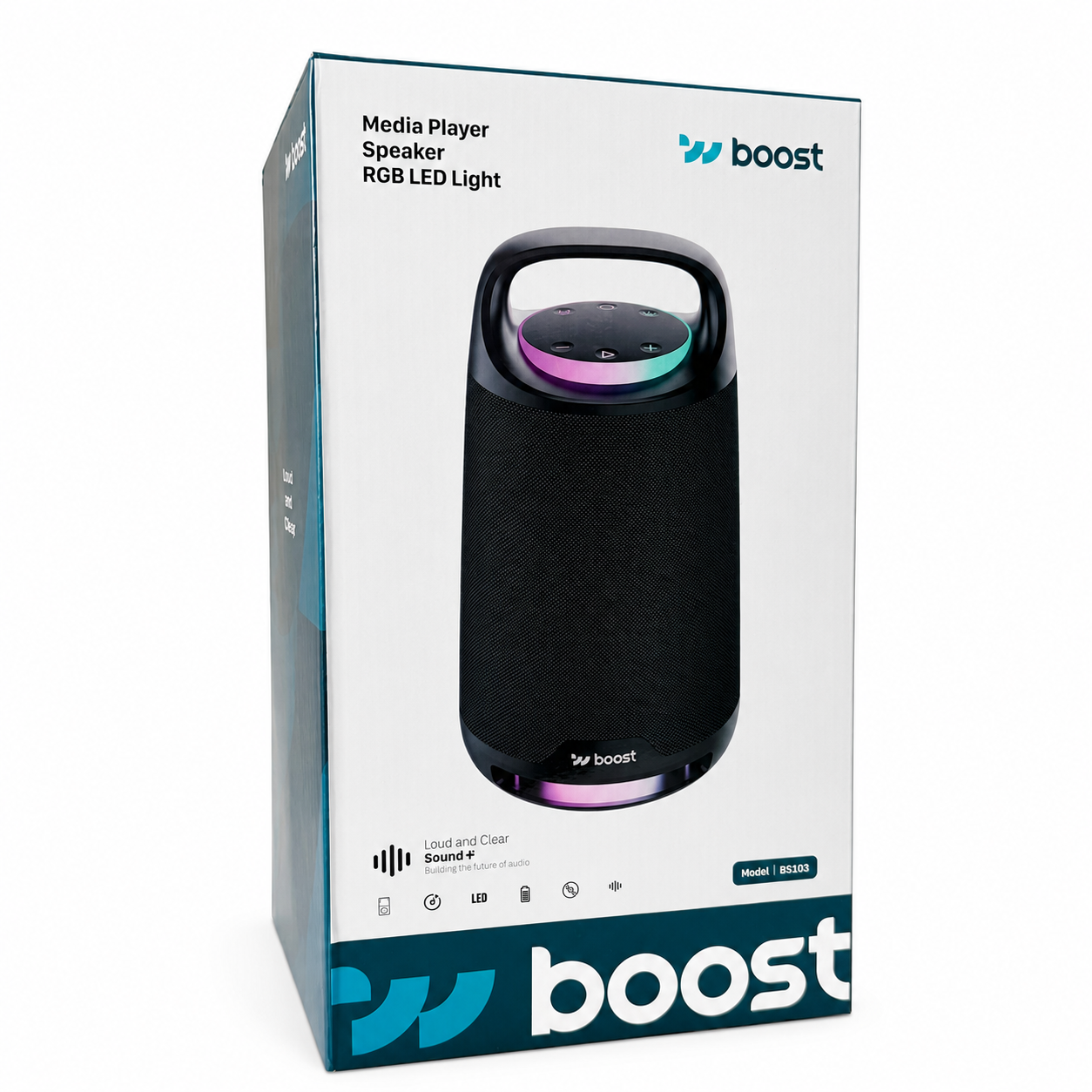 רמקול BS101 BOOST PARTY עם תאורת RGB